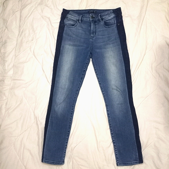 LEVEL 99 JANICE SIDE STRIPE SKINNY JEANS Sz 29 - Picture 2 of 12